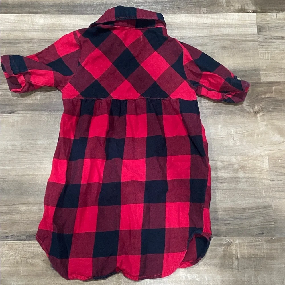 3T Toddler Girls Buffalo Plaid shirts
